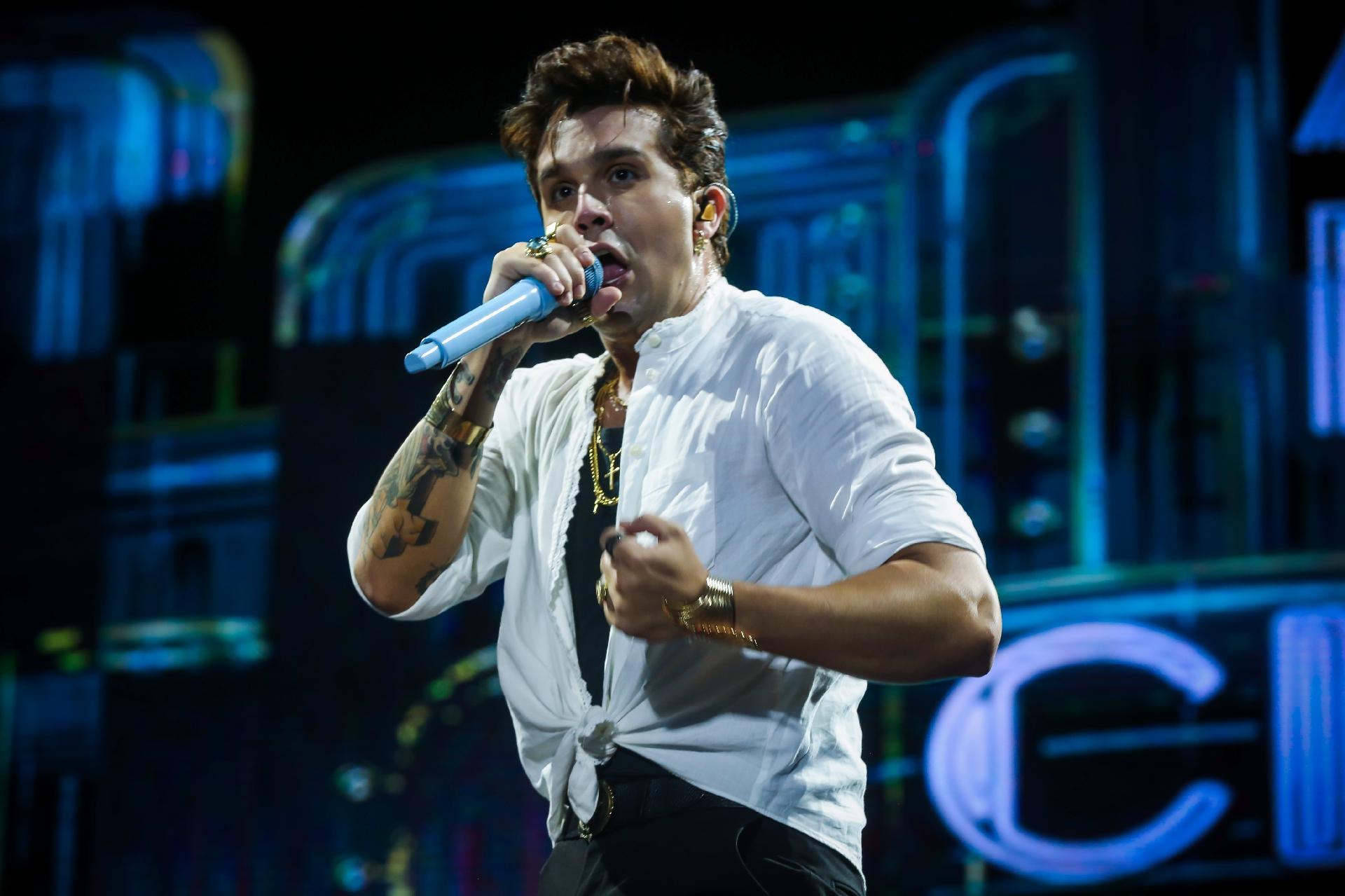 Luan Santana durante a 26ª edição do Planeta Atlântida. - André Feltes/Agência Preview