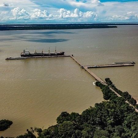 Porto de Outeiro está em obras para receber os navios cruzeiros que hospedarão negociadores da COP30 Porto de Outeiro está em obras para receber os navios cruzeiros que hospedarão negociadores da COP30