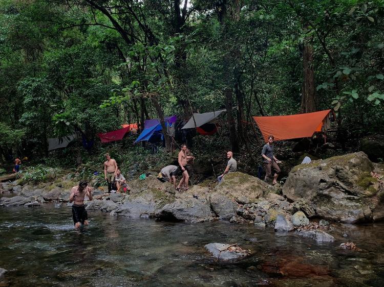 Turistas acampam em áreas selvagens no Tapón del Darién - Rick Morales/Jungle Treks - Rick Morales/Jungle Treks