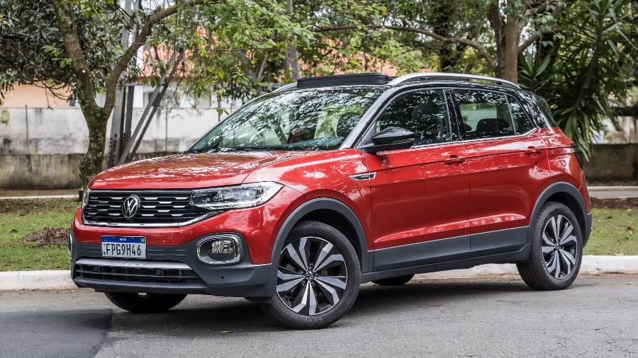 VW T-Cross está consolidado entre os SUVs mais vendidos do Brasil nos últimos anos e foi líder entre os utilitários esportivos em 2023 - Simon Plestenjak/UOL