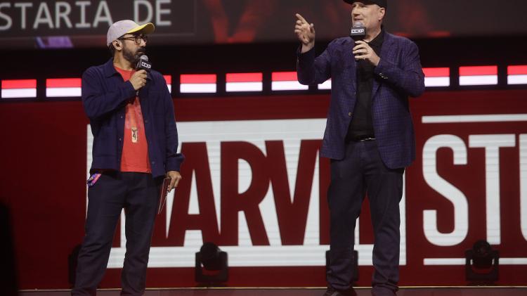 Kevin Feige, chefão da Marvel, apresenta as novidades do estúdio na CCXP de 2022