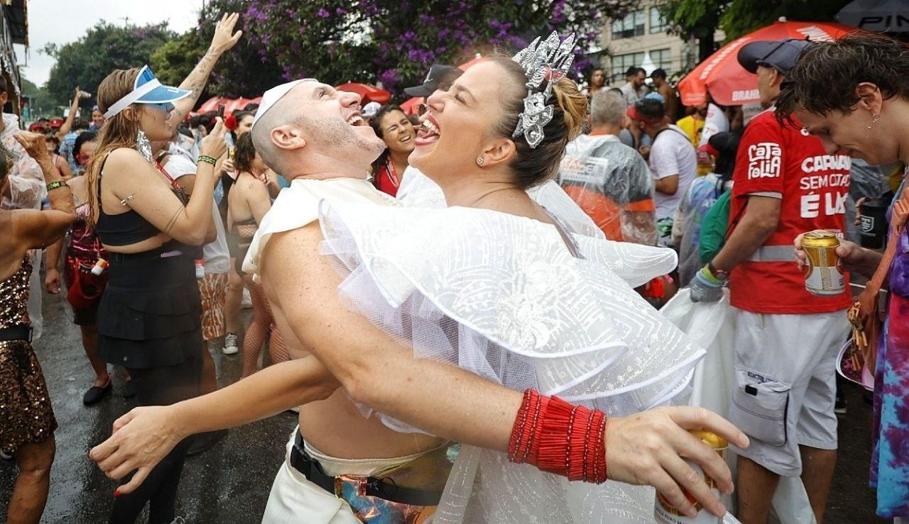 Foliões no bloco Casa Comigo em São Paulo - Flávio Florido / UOL
