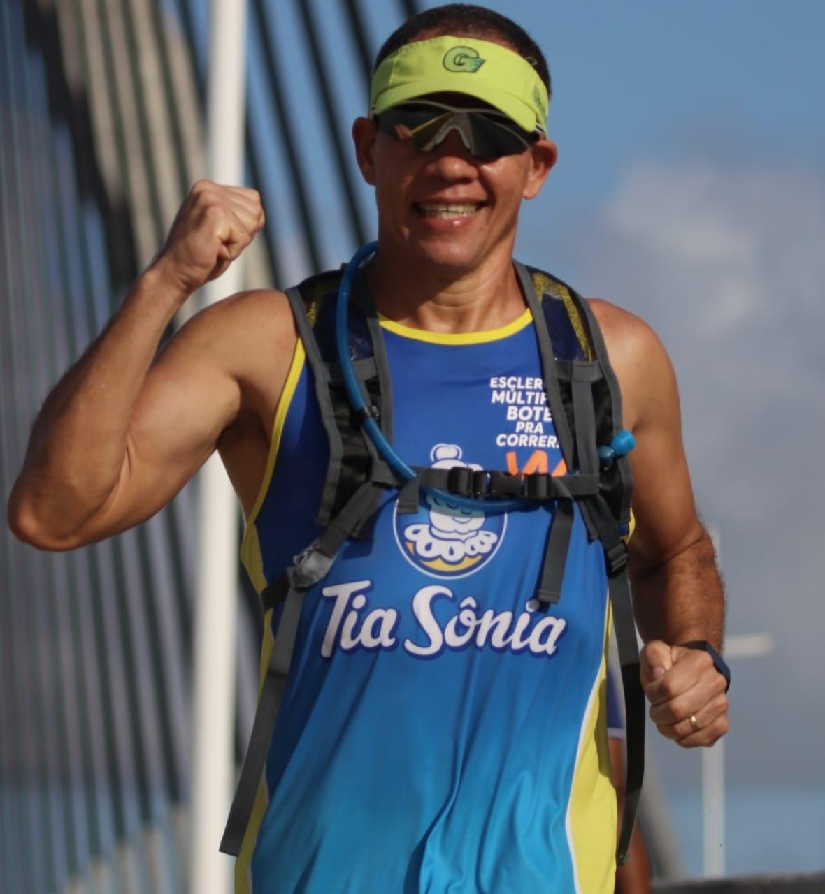 Agenor Netto começou a correr após ser diagnosticado com esclerose múltipla - Arquivo pessoal