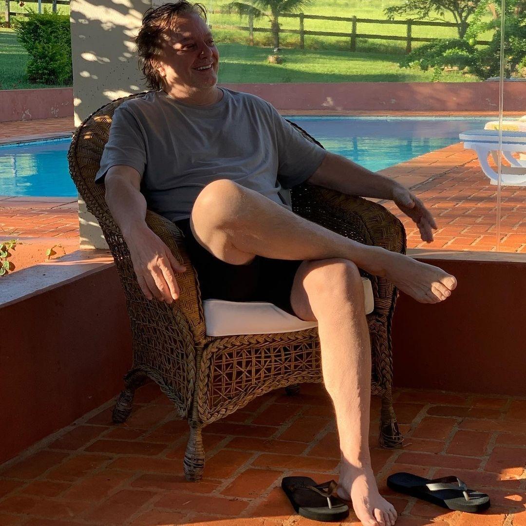 Fábio Júnior em sua propriedade rural - Reprodução/Instagram