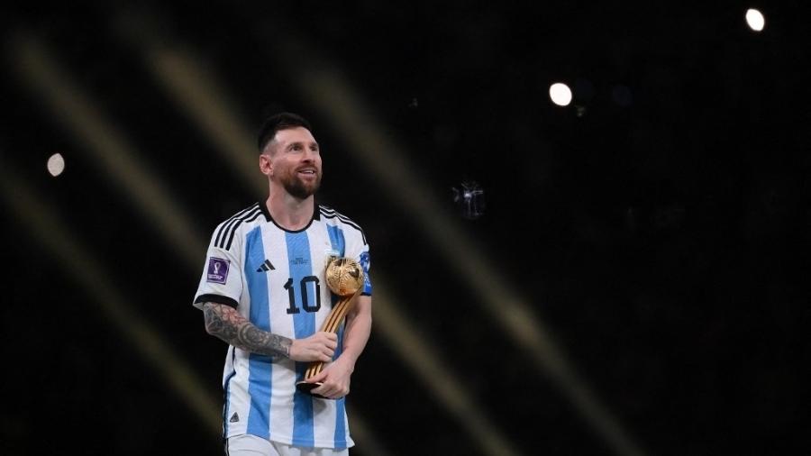 Messi é eleito o Melhor Jogador da Copa do Mundo do Qatar - FRANCK FIFE / AFP