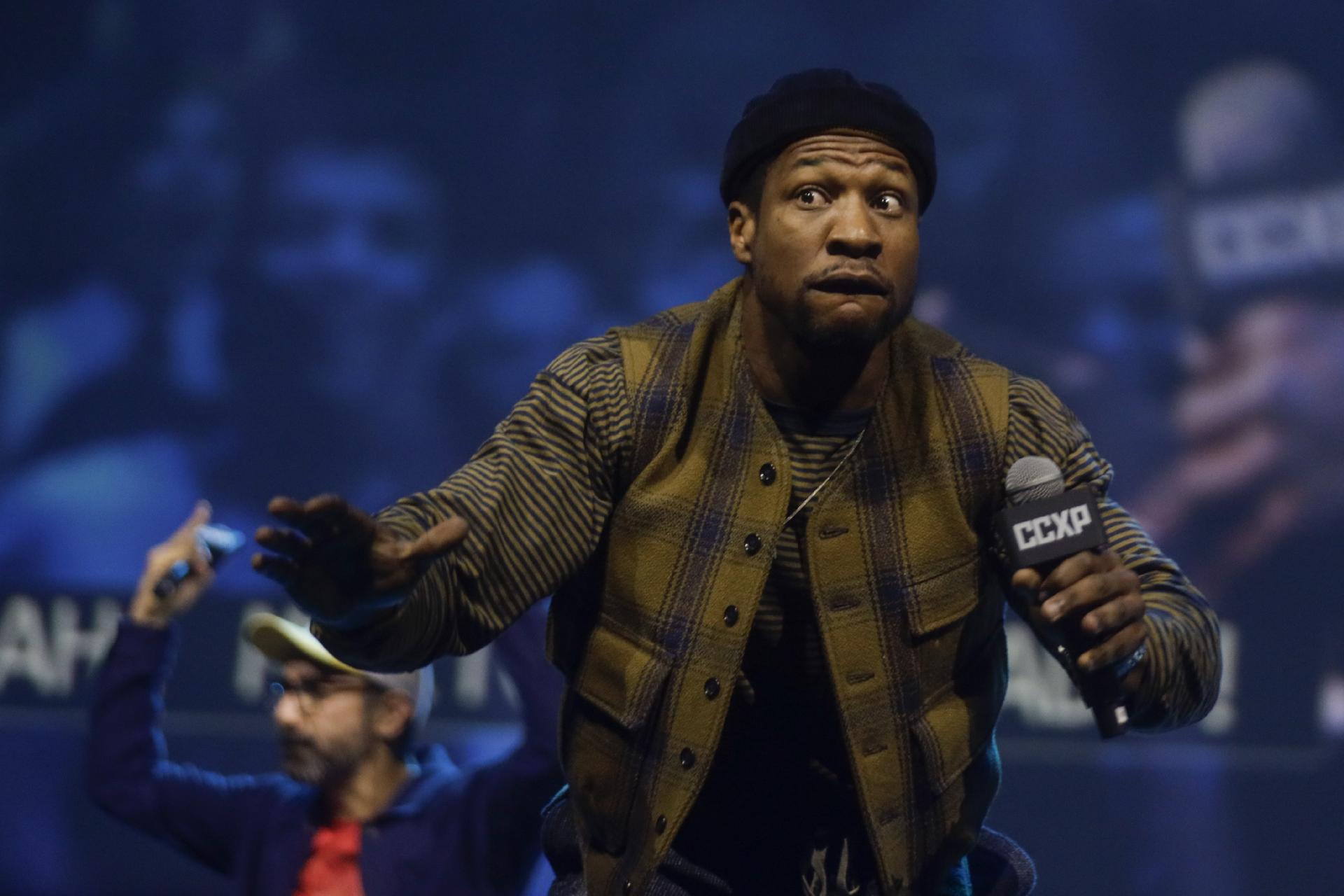 Jonathan Majors é o vilão Kang no Universo Marvel e passou pela CCXP - Ricardo Matsukawa / UOL