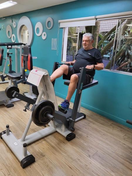 Ademir Andrade, exercício após os 40 anos - Arquivo pessoal - Arquivo pessoal