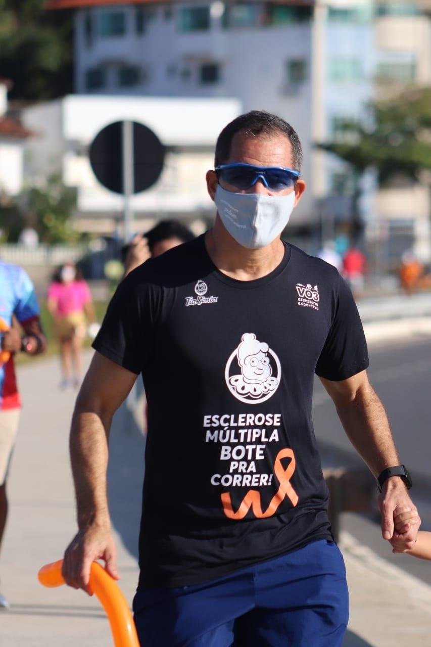 Agenor Netto começou a correr após ser diagnosticado com esclerose múltipla - Arquivo pessoal