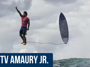 TV Amaury Jr.: Quem fez a foto icônica de Medina nas Olimpiadas?