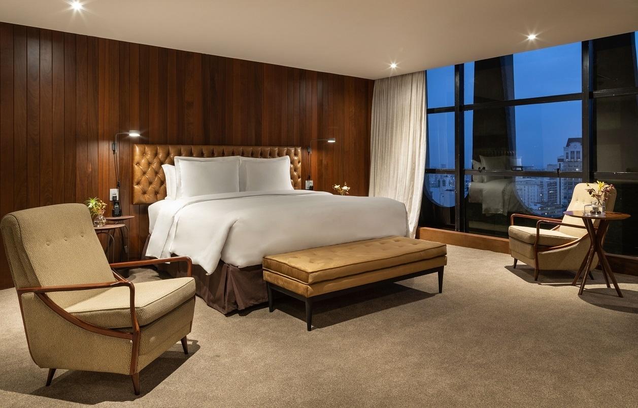 Suíte presenciaal do Tivoli Mofarrej, em São Paulo - Divulgação