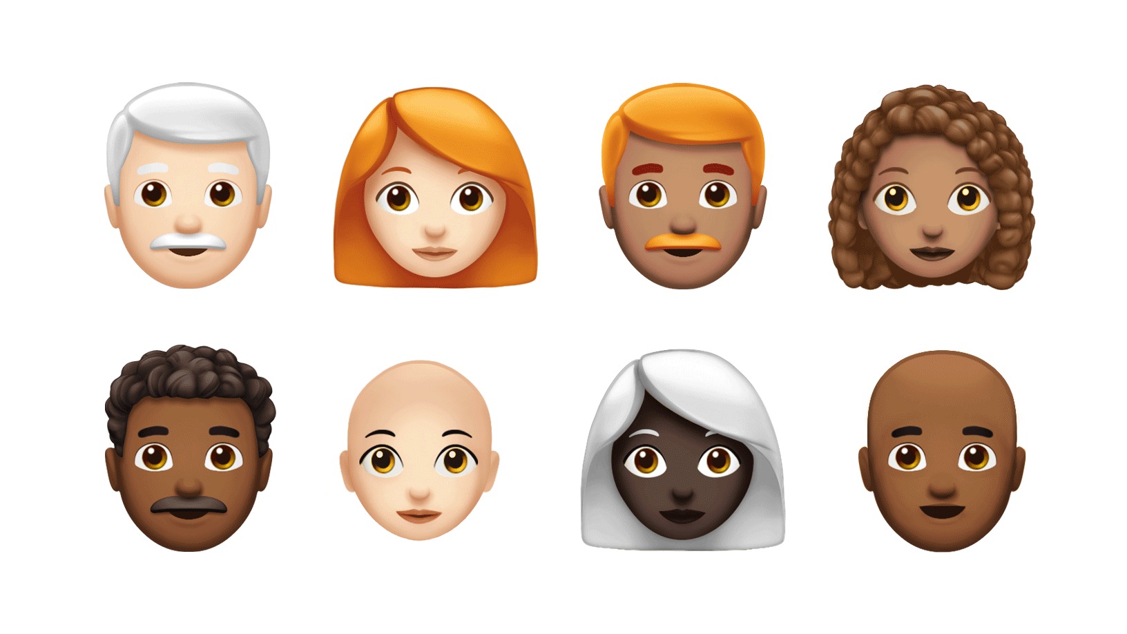 Projeto de novos emojis permite mudança de sexo, cor de cabelo e mais