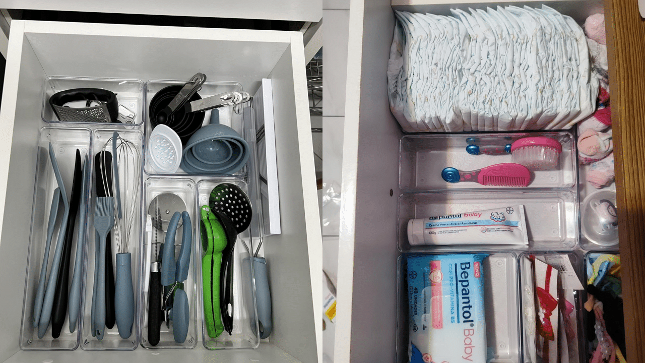 Organizador modular para gavetas e armários, Acrimet  - undefined