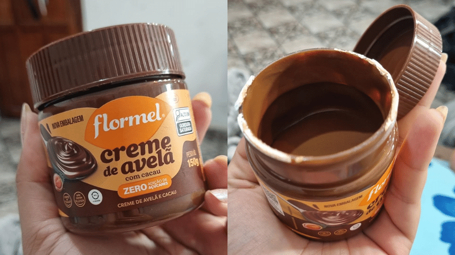 Este creme possui 14% de avelã e promete ser uma fonte de fibras e cálcio Este creme possui 14% de avelã e promete ser uma fonte de fibras e cálcio