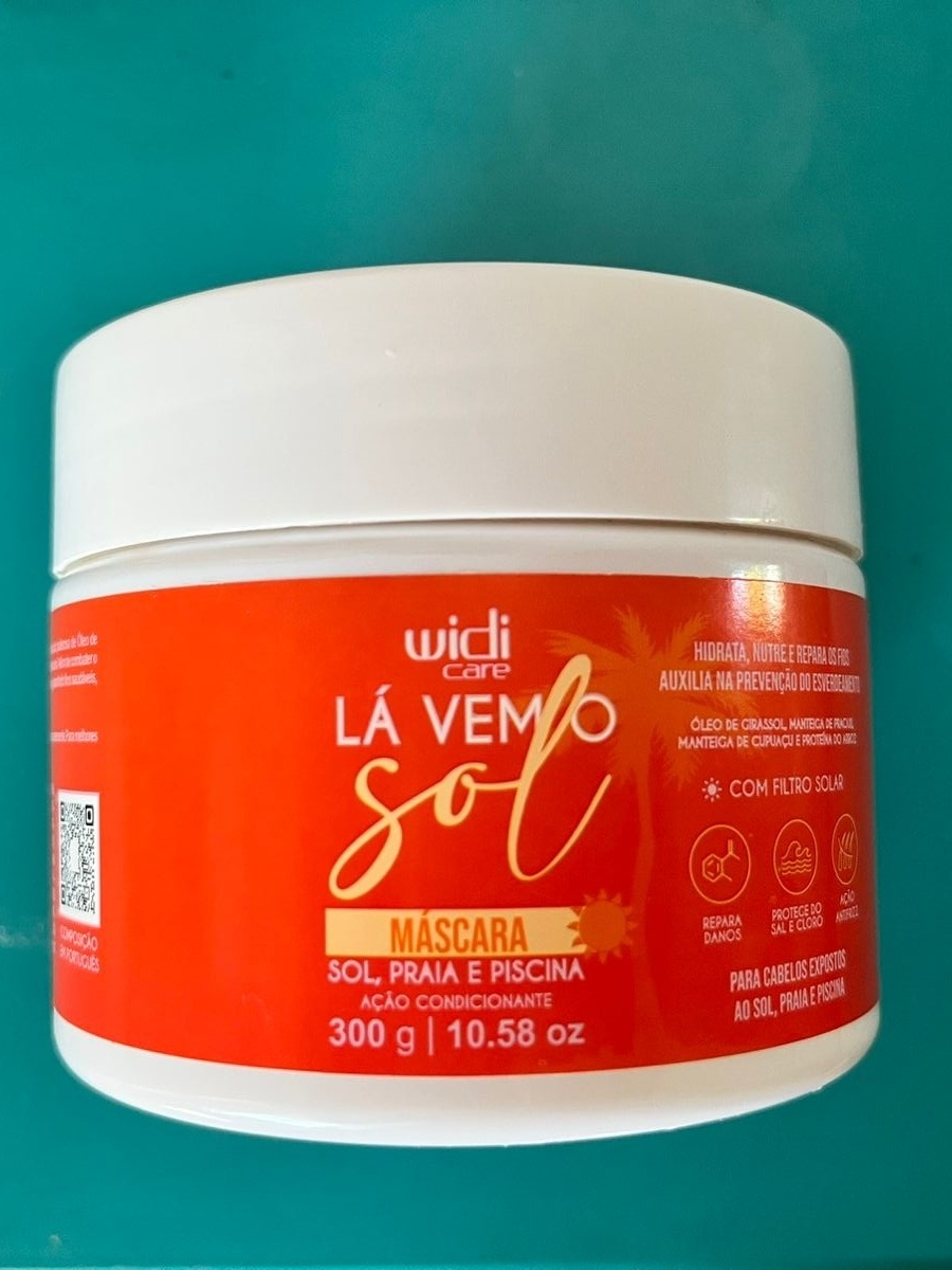 Testamos a máscara Lá Vem o Sol, da Widi Care: cabelo brilhante no