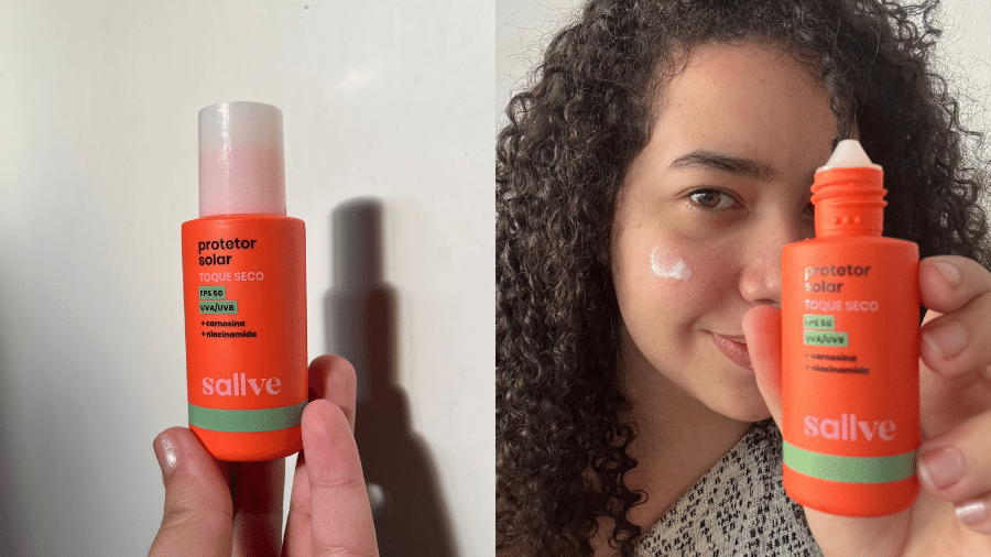Protetor solar Sallve ajuda no controle da oleosidade do rosto Protetor solar Sallve ajuda no controle da oleosidade do rosto