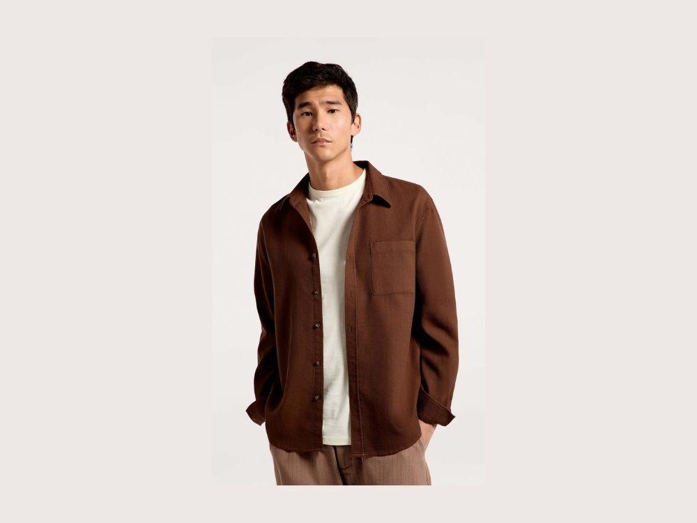 Camisa masculina de algodão, Hering - undefined