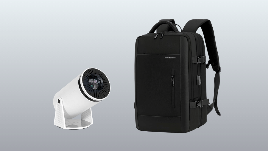 Projetor que promete imagem de alta definição e mochila com vários compartimentos estão com desconto