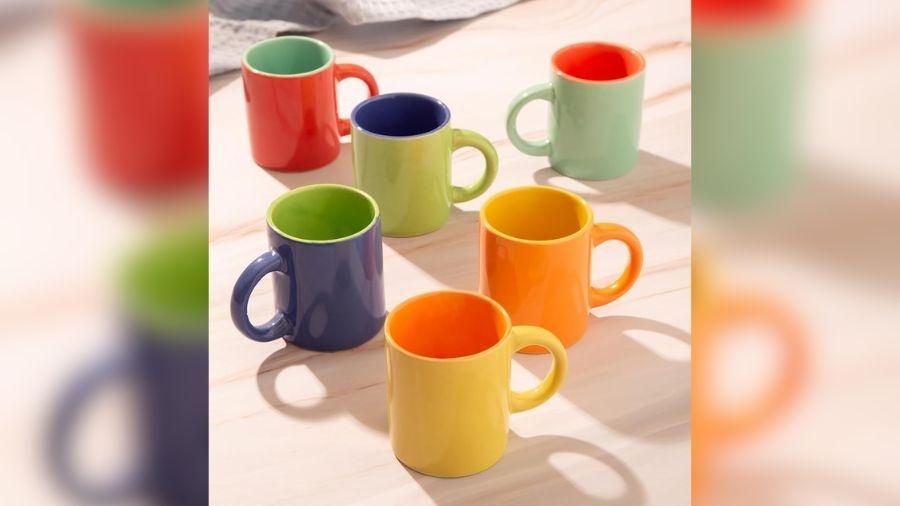 Conjunto 6 Mini Canecas para Café da Mimo Style Conjunto 6 Mini Canecas para Café da Mimo Style