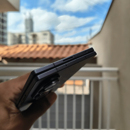 Foto com fundo desfocado tirada com o Moto g86 5G