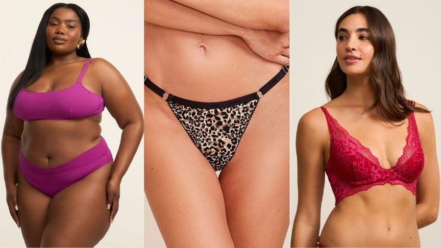 Lingeries de diversas marcas estão com descontos imperdíveis