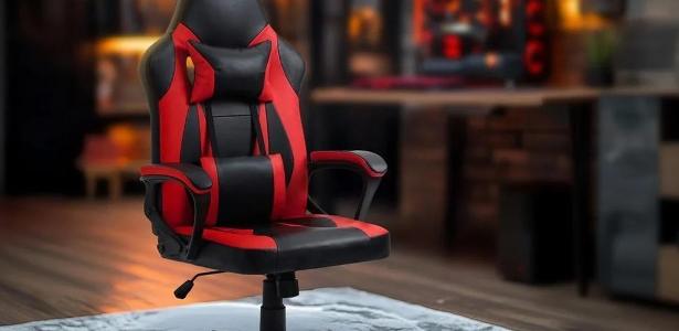 Cadeira Gamer Otello Preto e Vermelho