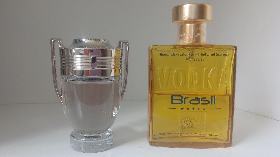 Invictus, da Rabanne, e Vodka Brasil Amarelo, da Paris Elysees, são classificados como eau de toilette