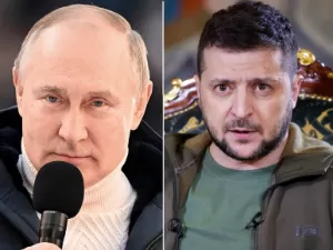 Ludovic Marin e Ramil Sitdikov/Reuters e Presidência da Rússia