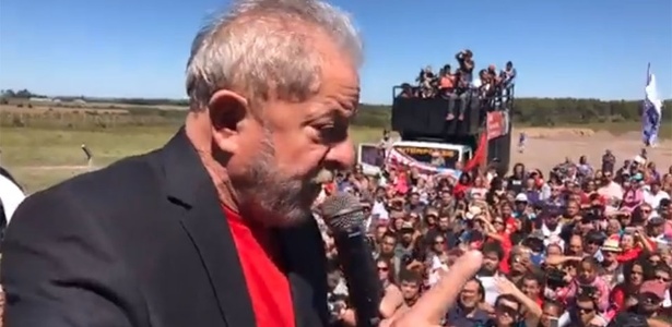 Ex-presidente pelo Sul do país - Reprodução/Facebook/Lula