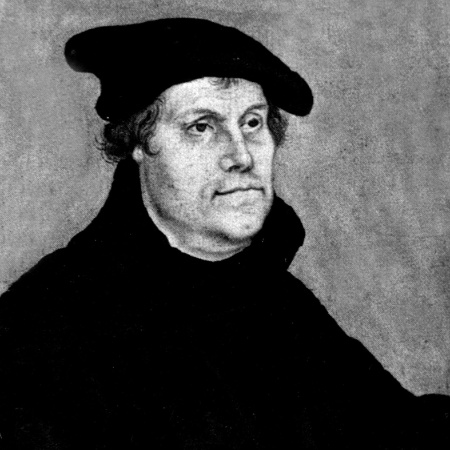 Retrato de Martinho Lutero (1483-1546) feito pelo artísta plástico Lucas Cranach - Reprodução 