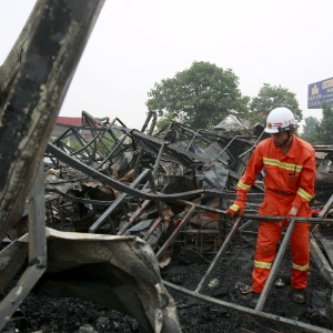 A causa do incêndio será investigada - Reuters