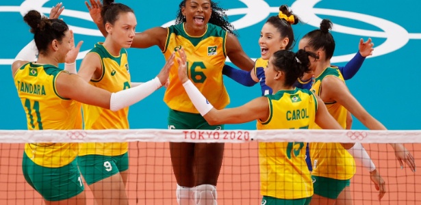 Vôlei feminino | Brasil vence Quênia com facilidade, avança em 1º e pega a Rússia nas quartas de final