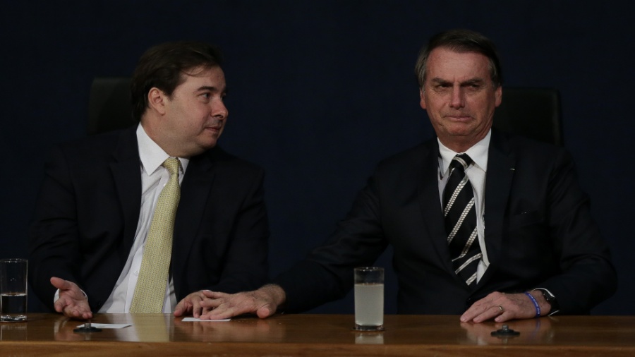 Maia e Bolsonaro já trocaram farpas publicamente - Pedro Ladeira/Folhapress