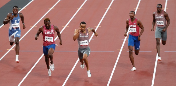 Sucessor de Bolt | Em prova acirrada, Andre de Grasse é ouro nos 200m