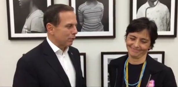 Doria anunciou a demissão de Soninha em vídeo publicado no Facebook - Reprodução/Facebook