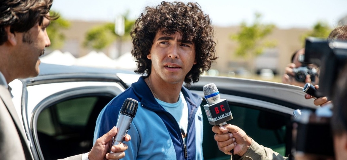 Nazareno Casero como Maradona na série "Maradona: Conquista de um Sonho" - Reprodução