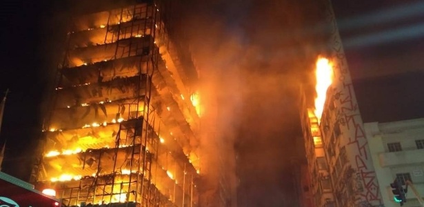 Resultado de imagem para cincendio no centro de sp im,agens]