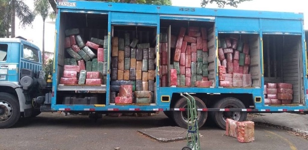No interior de SP | Polícia apreende 10 toneladas de maconha