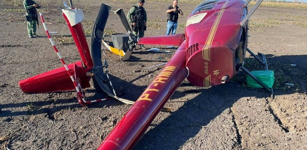 Mato Grosso | Helicóptero que caiu com cocaína está em nome de policial civil