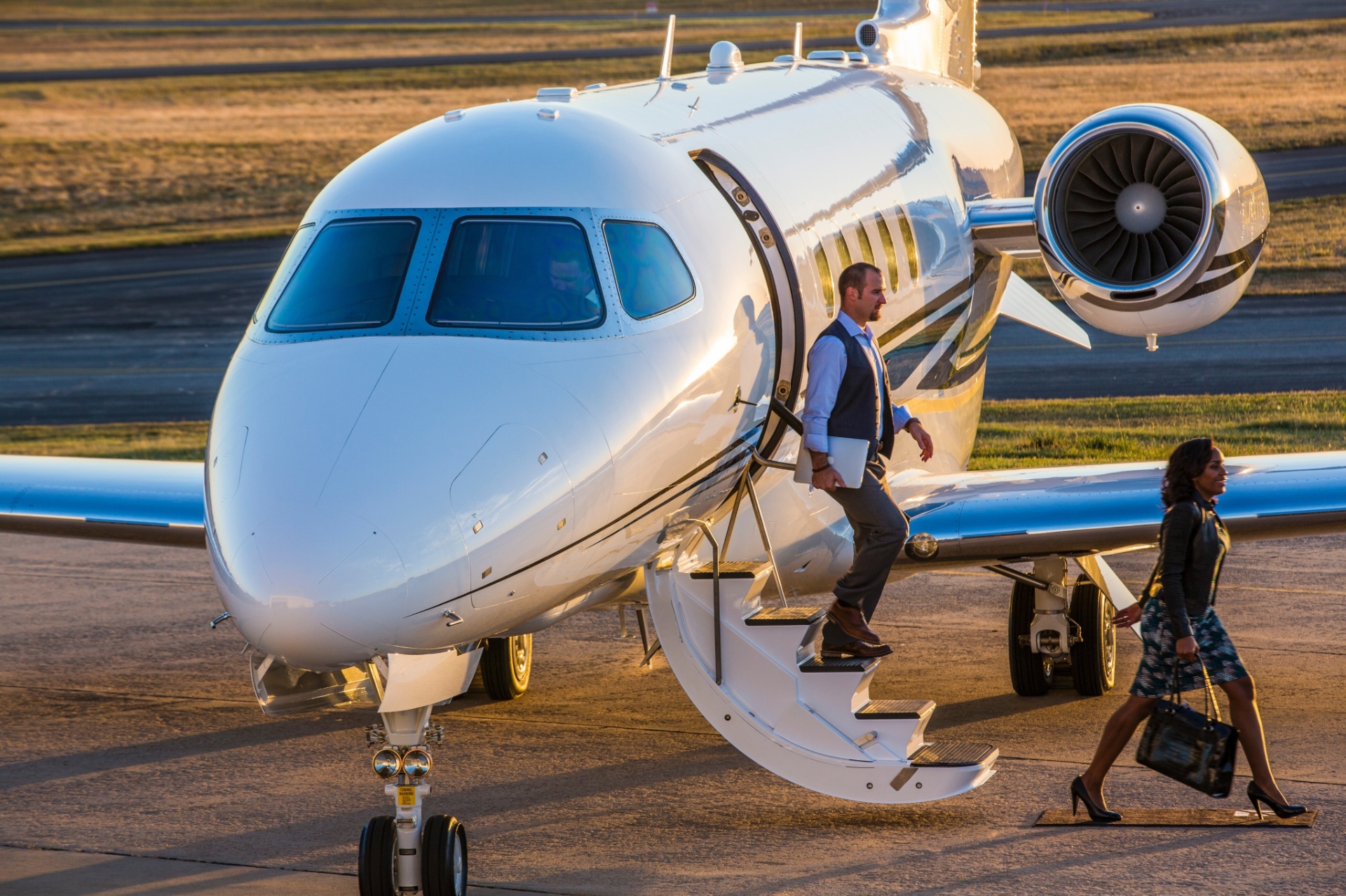 O jato Citation Latitude pode voar de São Paulo para qualquer capital da América do Sul sem escalas e de São Paulo a Miami com apenas um pouso intermediário - Divulgação