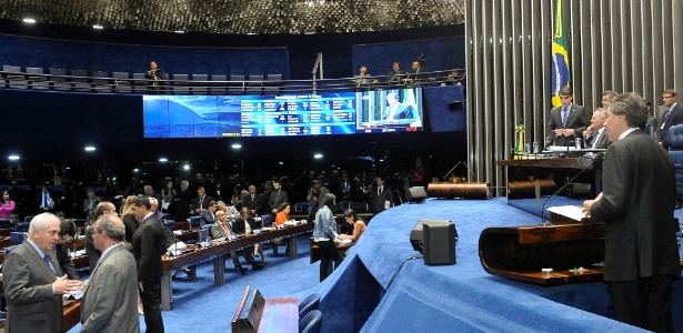 29.nov.2016 - Senadores debatem e votam PEC do teto dos gastos públicos - Waldemir Barreto/Agência Senado