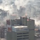 19.set.2017 - O desabamento de construções deixou a Cidade do México em meio a fumaça após um forte terremoto atingir a cidade - Edgar Cabalceta/EFE