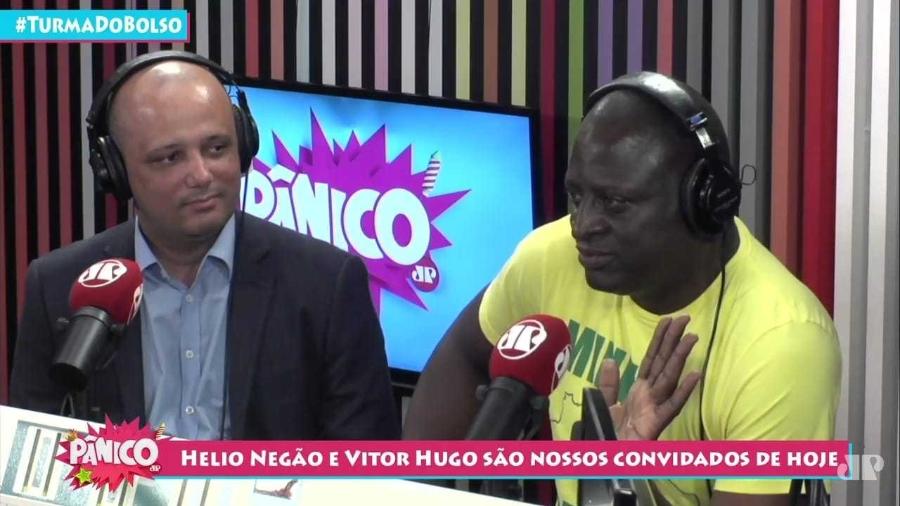 Deputado Hélio Lopes "Negão" no programa Pânico - Reprodução