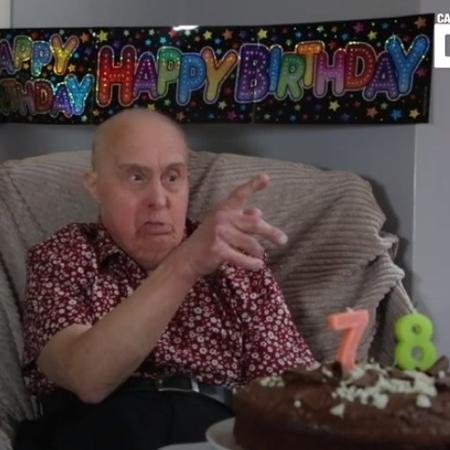 Robin Smith estabeleceu recorde de pessoa mais velha viva no Reino Unido com Síndrome de Down - Reprodução/YouTube