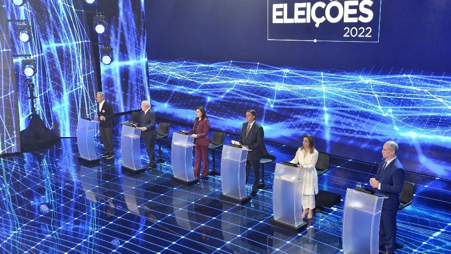 Primeiro debate entre presidenciáveis foi promovido por UOL, Band, Folha de S.Paulo e TV Cultura em 28 de agosto - Comunicação Band