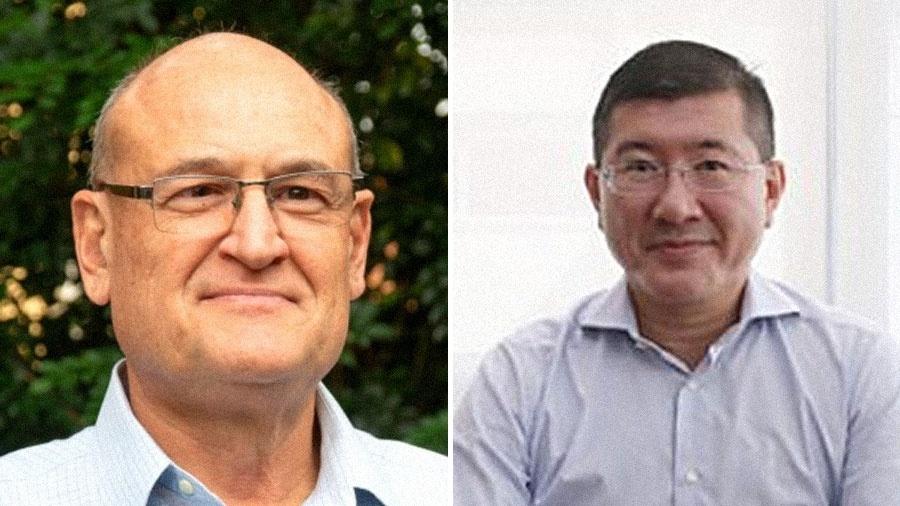 Filippi (PT) e Taka Yamauchi (MDB), candidatos à Prefeitura de Diadema - Reprodução/ Do UOL