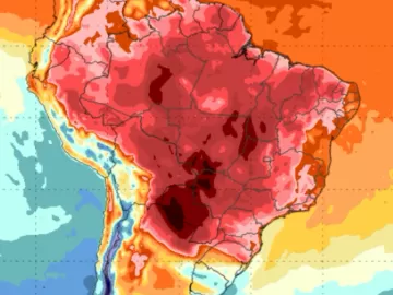 Seca de um lado, temporal de outro: as previsões para a semana de extremos