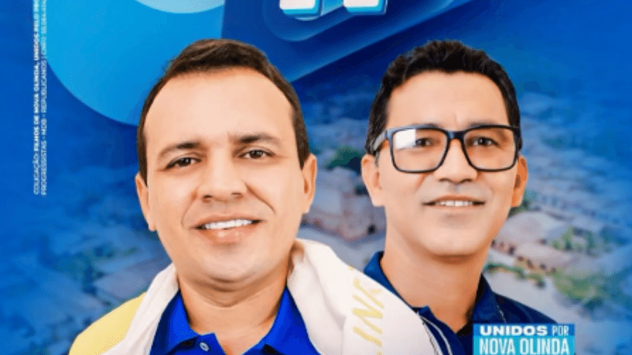 Ary Menezes (PP) e seu vice, Ronildo da Farmácia