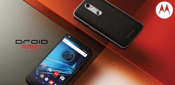 27.out.2015 - Smartphone Droid Turbo 2, da Motorola - Divulgação