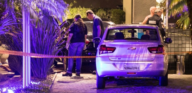23.fev.2018 - "Cabelo Duro" foi morto a tiros de fuzil em frente a hotel no Tatuapé, em SP - Marcelo Gonçalves/Sigmapress/Estadão Conteúdo