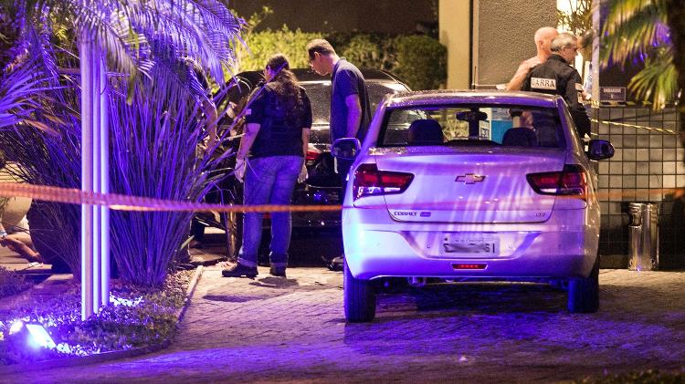 23.fev.2018 - Cabelo Duro foi morto a tiros de fuzil em frente a hotel no Tatuapé 23.fev.2018 - Cabelo Duro foi morto a tiros de fuzil em frente a hotel no Tatuapé